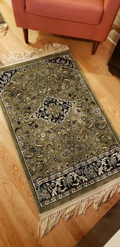 Customer photo review of Al Rawdah Premium Prayer Mat