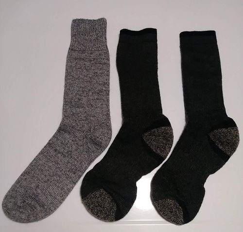 Customer photo review of J.B. Field's "Power Trekker" Wool & Cotton Hiking Socks (Assorted 6PK) - CLEARANCE