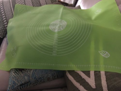 Customer photo review of Tapis Silicone Pâtisserie Couleurs