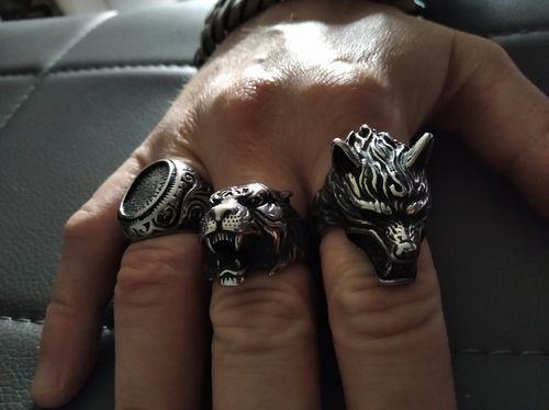 Customer photo review of WILD TIGER RING