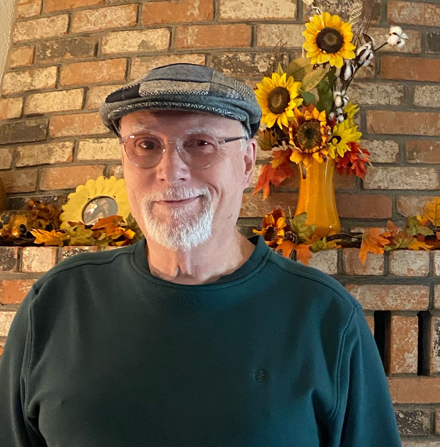 Customer photo review of Vintage Cap Patchwork Grey/Blue Tweed