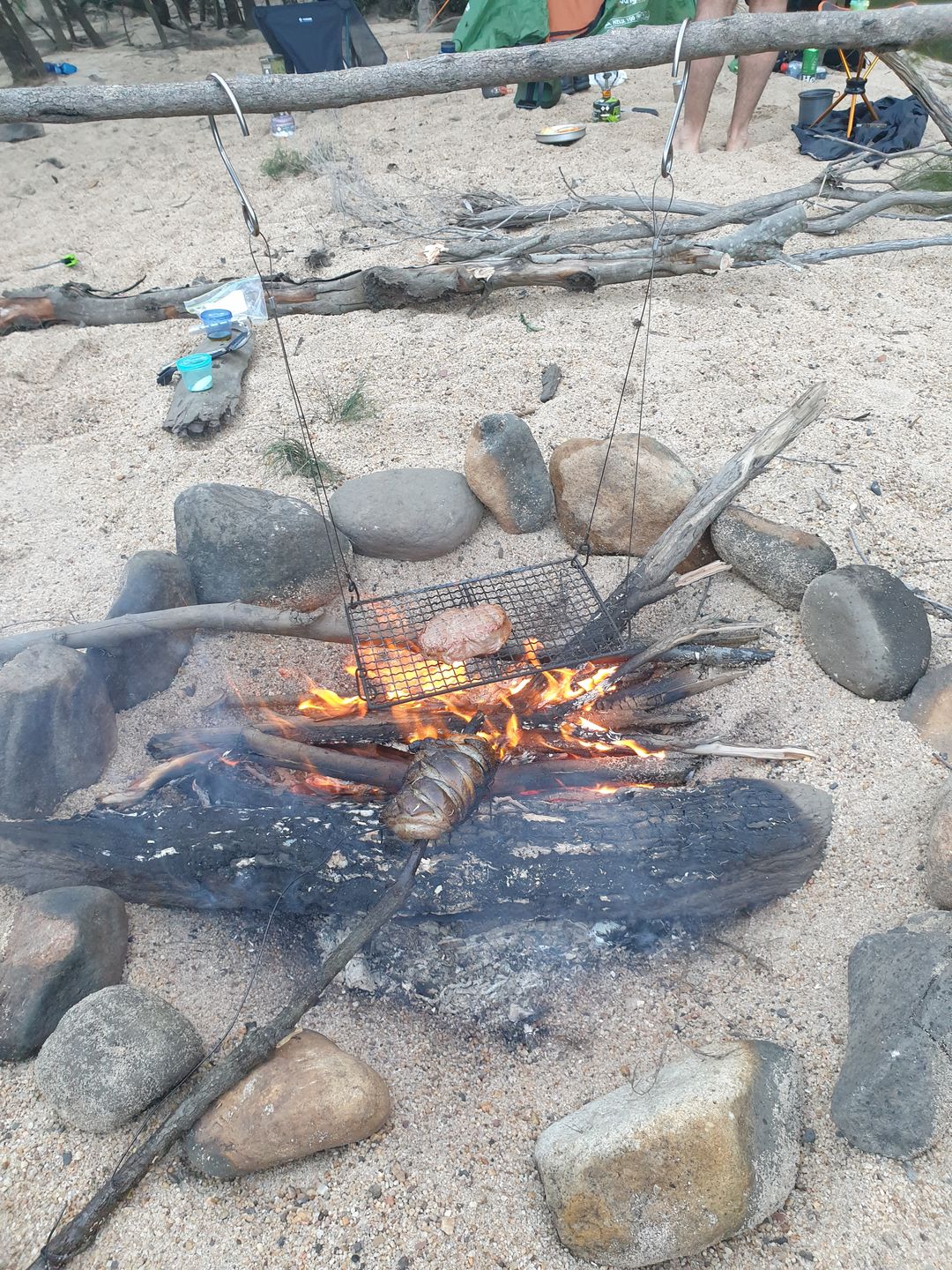Customer photo review of Ultralight Grill Hangers