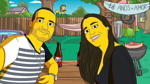 Customer photo review of RETRATO EM ARQUIVO DIGITAL FAMILIA AMARELA