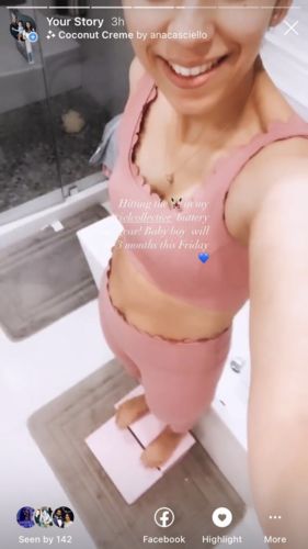 Customer photo review of Scallop Bra - Dark Blush