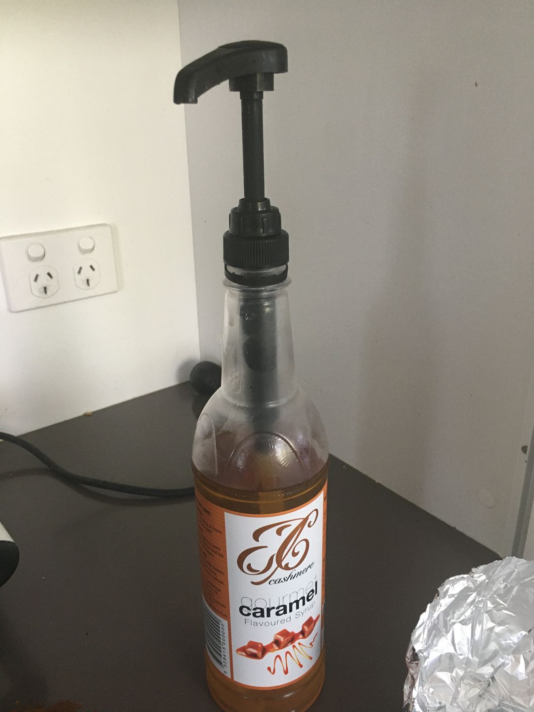 Customer photo review of Syrup Pump for 750mL Bottle