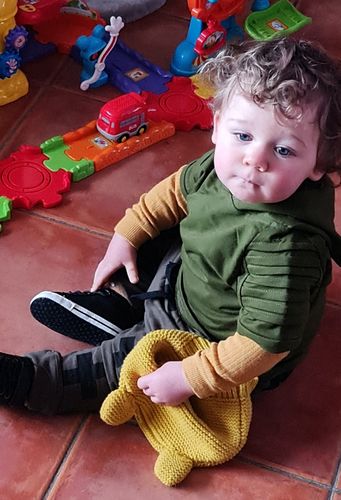 Customer photo review of Criss Cross Harems | Green