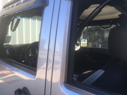 Customer photo review of Front & Rear Grab Handles - Black (07-18 Jeep Wrangler JK)
