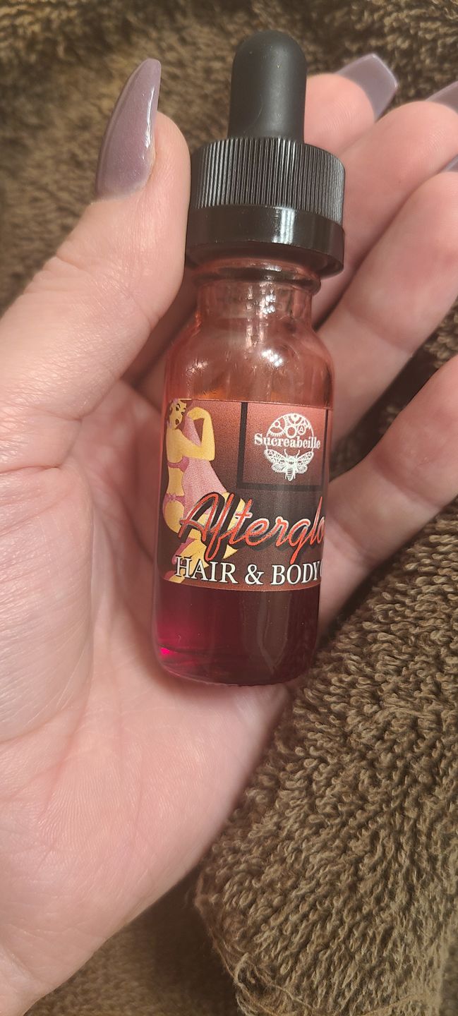 Customer photo review of Hair and Body Oil