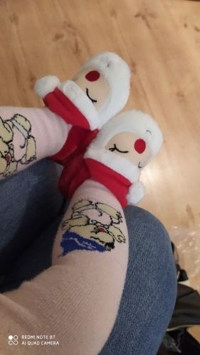 Customer photo review of CHAUSSOURS™ - Chausson de noël pour bébé