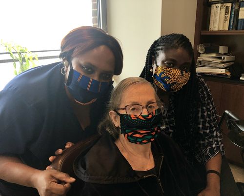 Customer photo review of PACK OF 6 ADULT REUSABLE FACE MASK