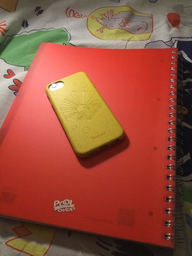 Customer photo review of Eco Friendly iPhone 6/6S/7/8/SE (2nd Gen) Phone Case - Sunset in Yellow