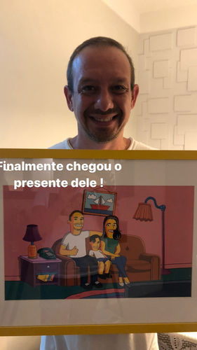 Customer photo review of RETRATO EM ARQUIVO DIGITAL FAMILIA AMARELA