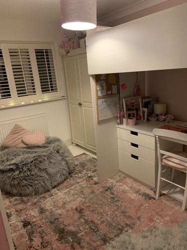 Customer photo review of XXL Adults Children's Pre-Filled Faux Fur Bean Bag