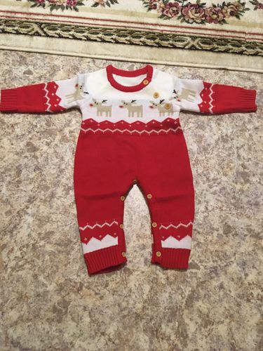 Customer photo review of COMBIREN™ - Combi-pilote et pyjama de noël mixte pour bébé