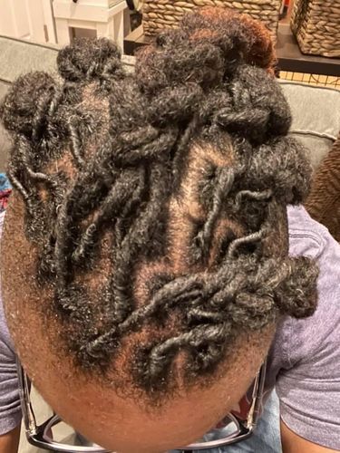 Customer photo review of Dual Ended Edge Brush & Comb