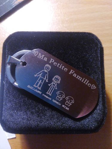 Customer photo review of Porte Clé - Ma Petite Famille