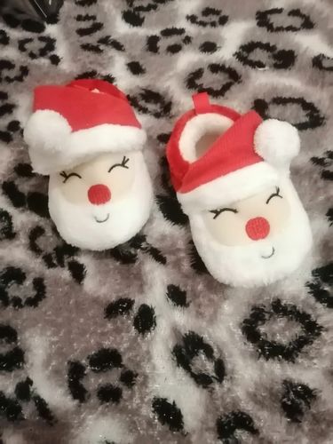 Customer photo review of CHAUSSOURS™ - Chausson de noël pour bébé