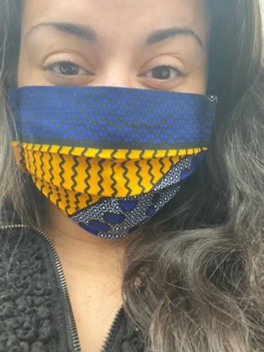 Customer photo review of PACK OF 6 ADULT REUSABLE FACE MASK