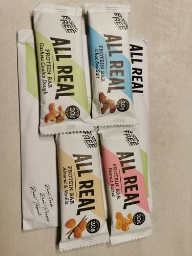 Customer photo review of Taster Pack Protein Bar 4 Pack 60g