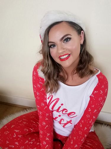 Customer photo review of Christmas Nice List Red Pyjama Set