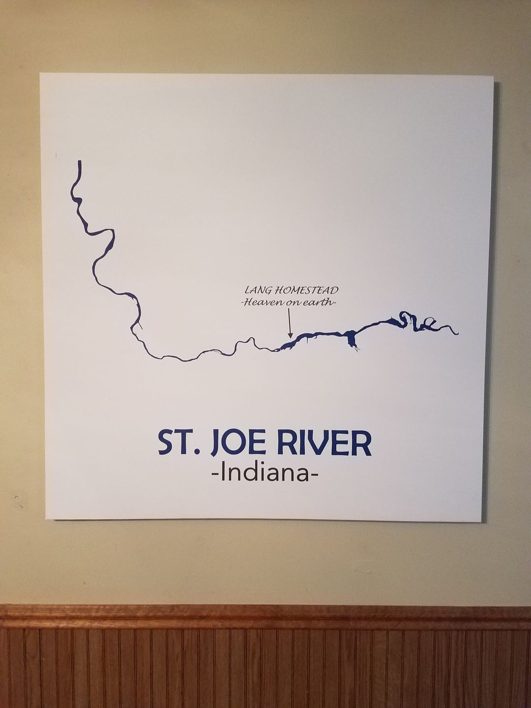 Customer photo review of Custom Lake Square Canvas