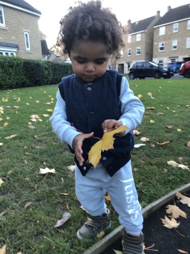 Customer photo review of Essex Personalised Initial & Name Pant Tracksuit Set (3m-12 Years) (MRK X)