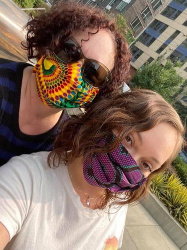 Customer photo review of PACK OF 6 ADULT REUSABLE FACE MASK