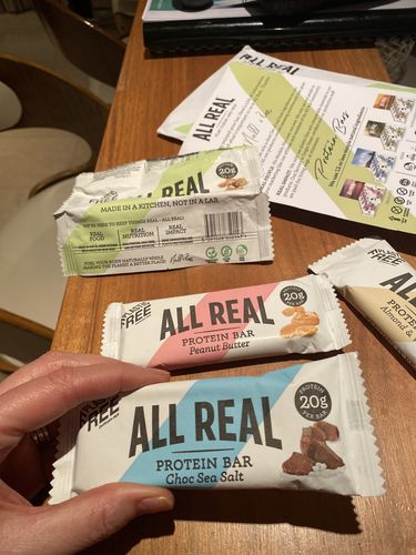 Customer photo review of Taster Pack Protein Bar 4 Pack 60g