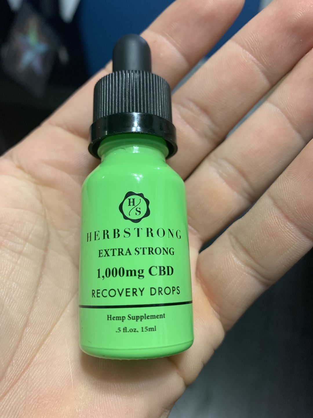 Customer photo review of Extra Strong Recovery Drops