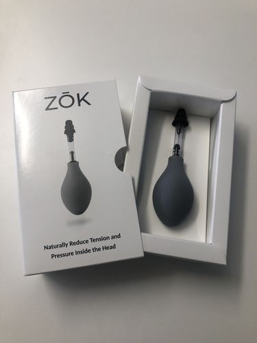 Customer photo review of Zōk- Naturally Reduce Pressure and Tension Inside the Head