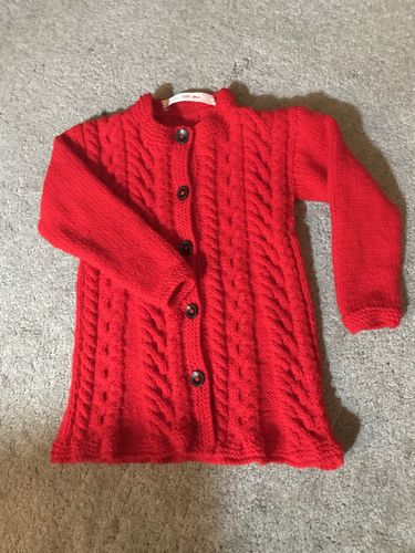 Customer photo review of Child Mystery Knitting Box