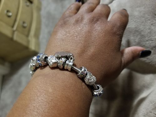 Customer photo review of Mother Daughter Eternal Love Bracelets