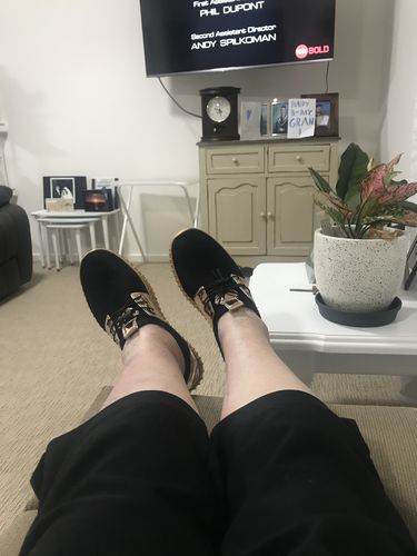 Customer photo review of Astra Sneakers - Instant Foot Pain Relief