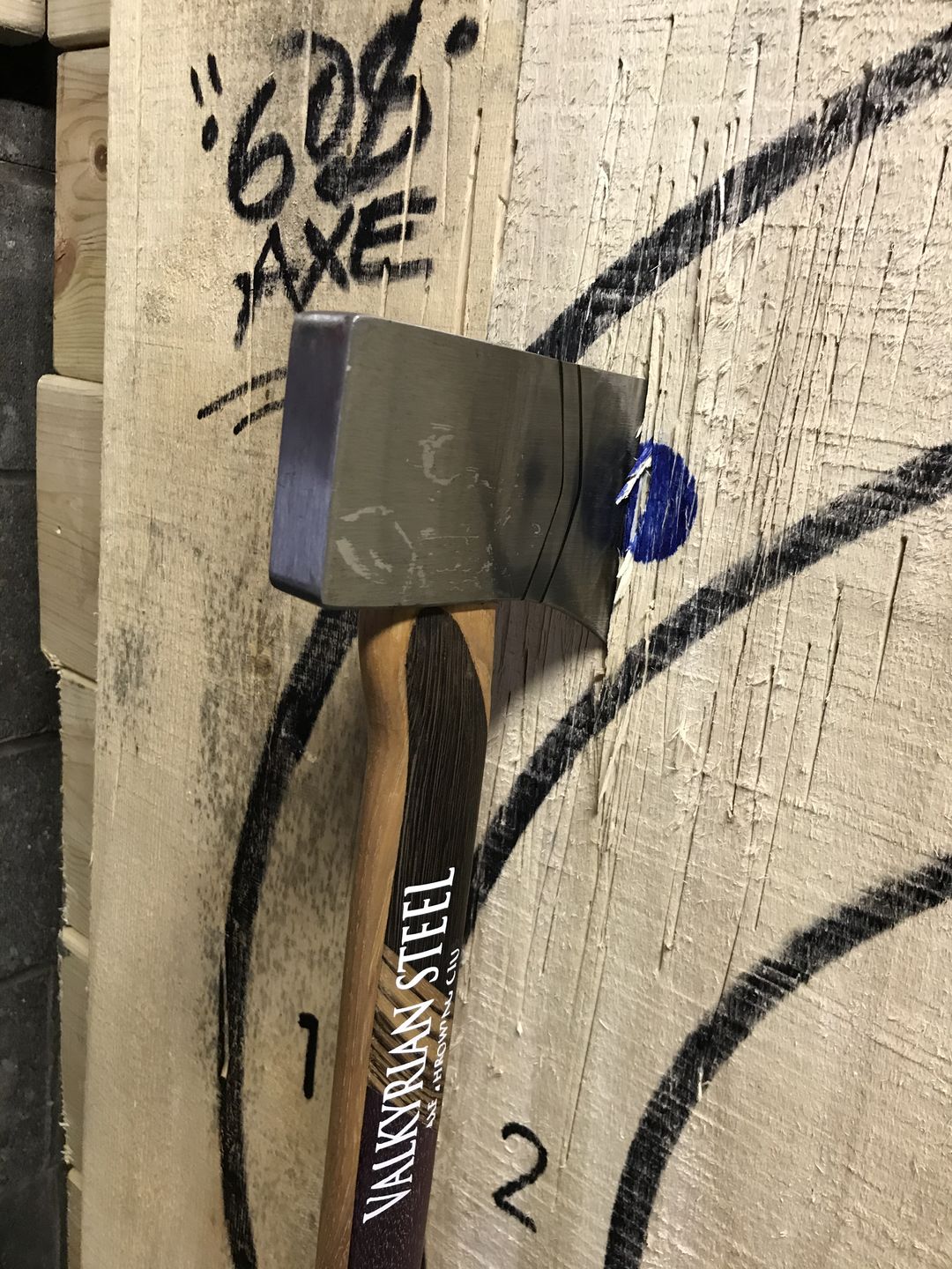 Customer photo review of The Corporal Throwing Axe