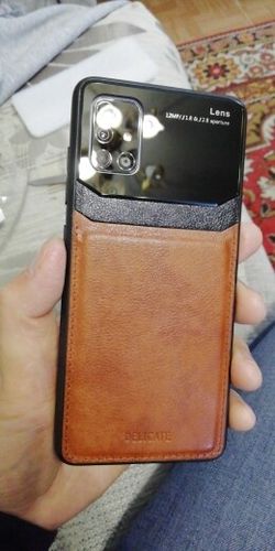 Customer photo review of Retro PU Leather Phone Case for Samsung Note 20 S20 Ultra S20 S10 Plus Case Mirror Camera Protection Back Covers(Free Tempered Glass Film)