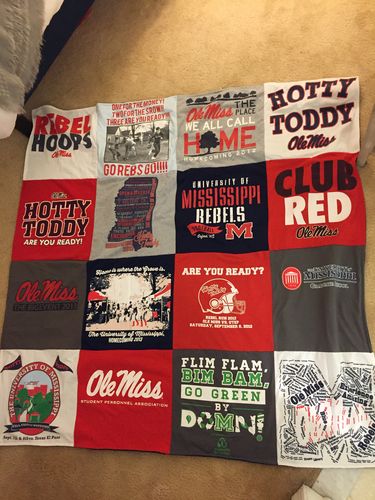 Customer photo review of Classic T-Shirt Blanket