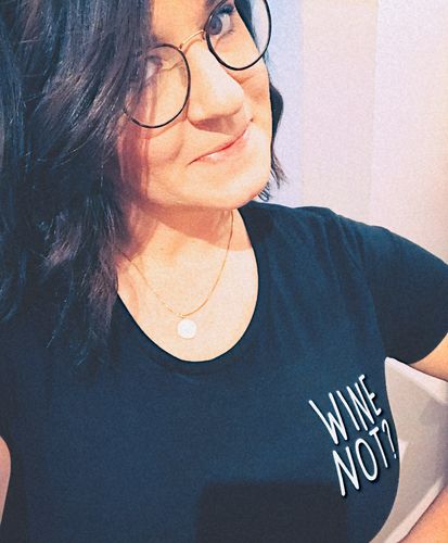 Customer photo review of Wine not? - Shirt Damen