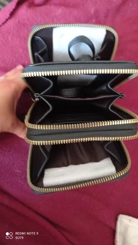 Customer photo review of Transparent Cellphone Ergonomic Purse