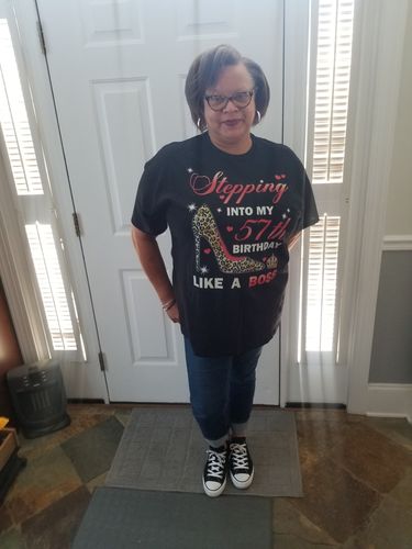 Customer photo review of Stepping Into My 57th Birthday