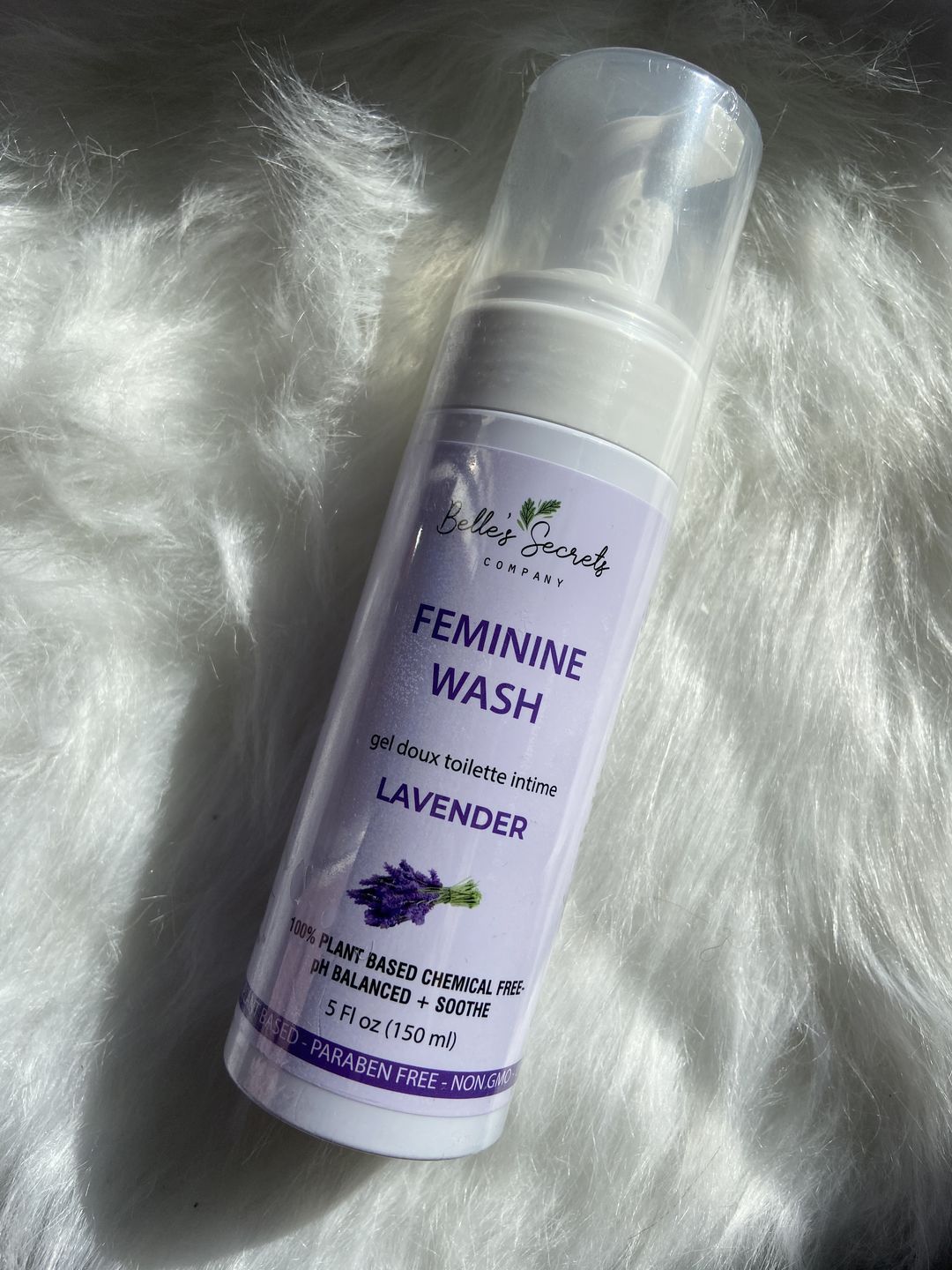 Customer photo review of Belle's Calming Lavender Wash