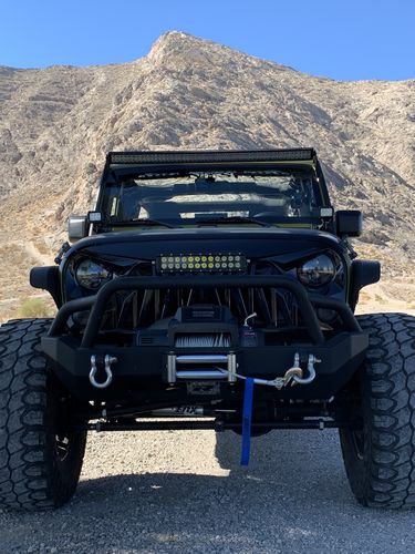 Customer photo review of Shark Grille - Glossy Black (07-18 Wrangler JK/ JKU)
