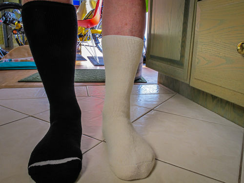 Customer photo review of J.B. Field's Icelandic "30 Below Classic" Merino Wool Thermal Sock