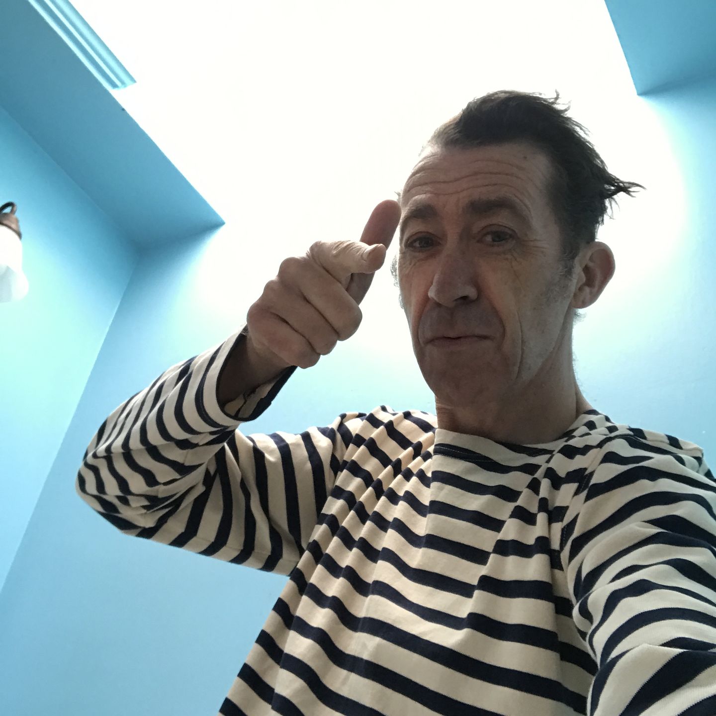 Customer photo review of Breton Stripe Long Sleeve T-Shirt