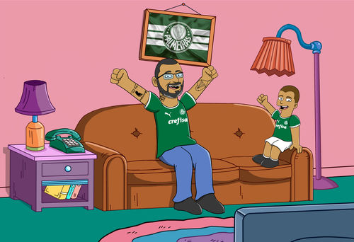 Customer photo review of RETRATO EM ARQUIVO DIGITAL FAMILIA AMARELA