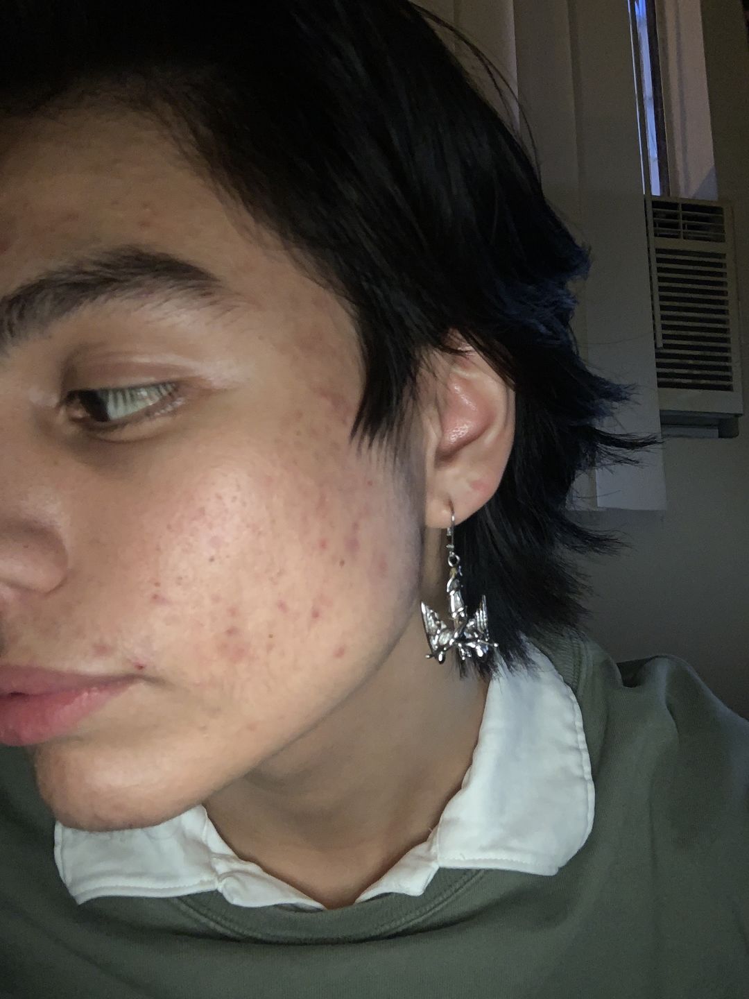 Customer photo review of FALLEN ANGEL EARRING (DANGLE)