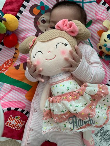 Customer photo review of Personalized Leyadoll (Pink) with Gift Bag