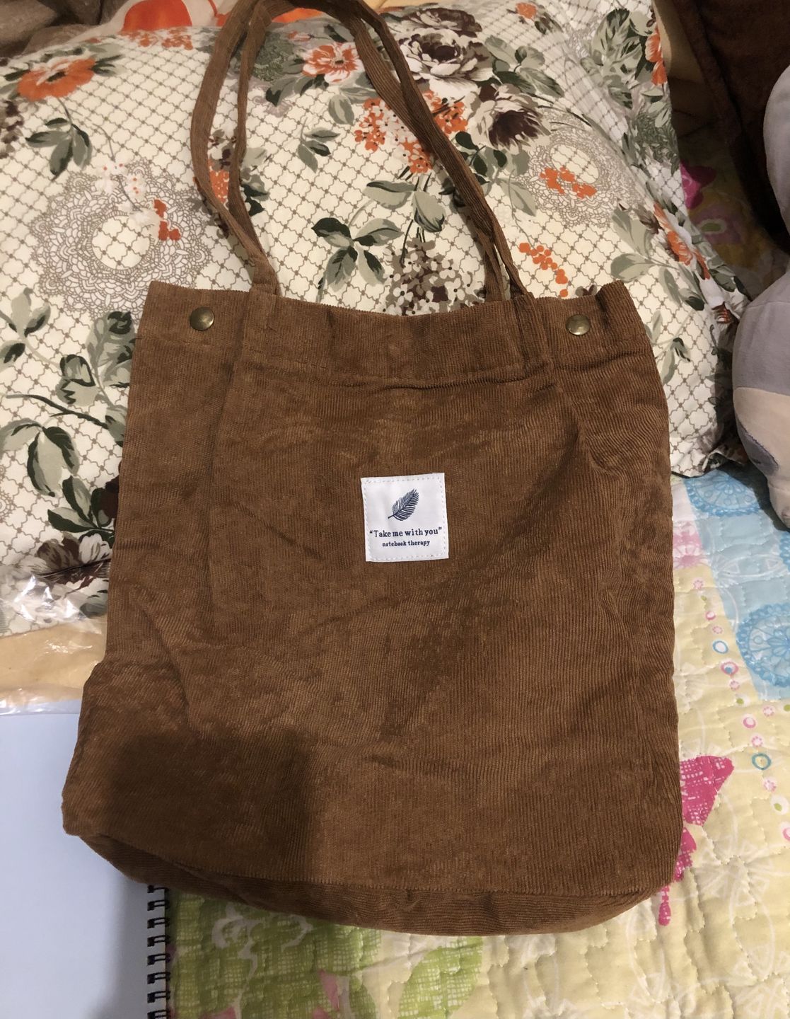 Customer photo review of Cord Tote Bag