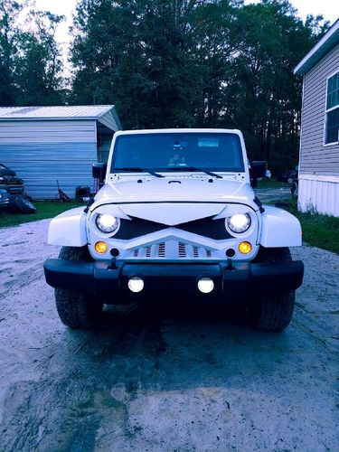 Customer photo review of Hawke Grille - White ( 07-18 Jeep Wrangler JK)