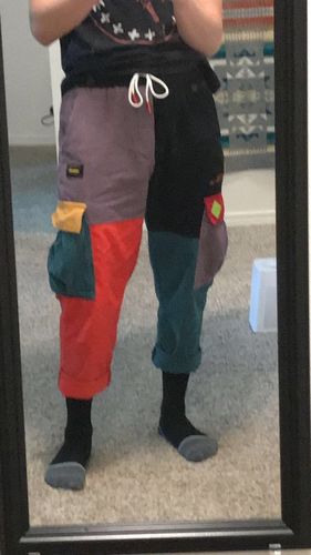 J G review of CH Patchwork Corduroy Cargo Pants image 1 out of 1