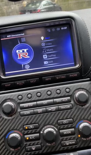 Customer photo review of Nissan GT-R R35 2008-2017 Advanced CarPlay Android Interface Integration